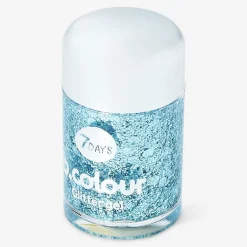 Flying Tiger Ansikte & kropp mini glitter gel av 7DAYS B.COLOUR - 02 SNOWY ELF^ Makeup|Skönhet