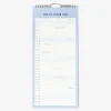 Flying Tiger Blå väggkalender med månadsuppgifter - Engelska^ Kalendrar