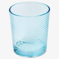 Flying Tiger Blått dricksglas - 390 ml^ Dekorationer För Utomhusbruk|Bordsserviser