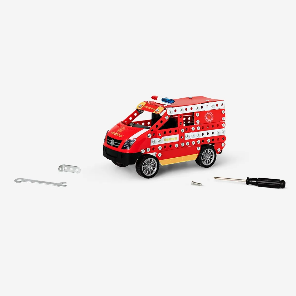 Flying Tiger DIY Brandbil - 316 st^Barn Byggleksaker & Pussel|Gåvor För Barn
