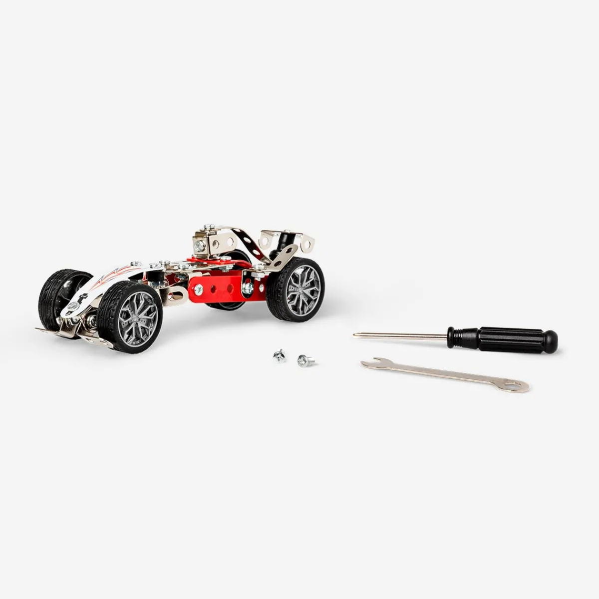Flying Tiger DIY racerbil i metall^Barn Byggleksaker & Pussel|Gåvor Av Diy-typ