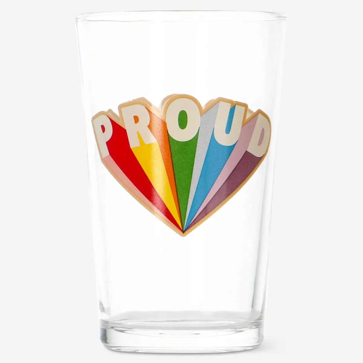 Flying Tiger Dricksglas. 220 ml^ Happy Pride!|Bordsserviser