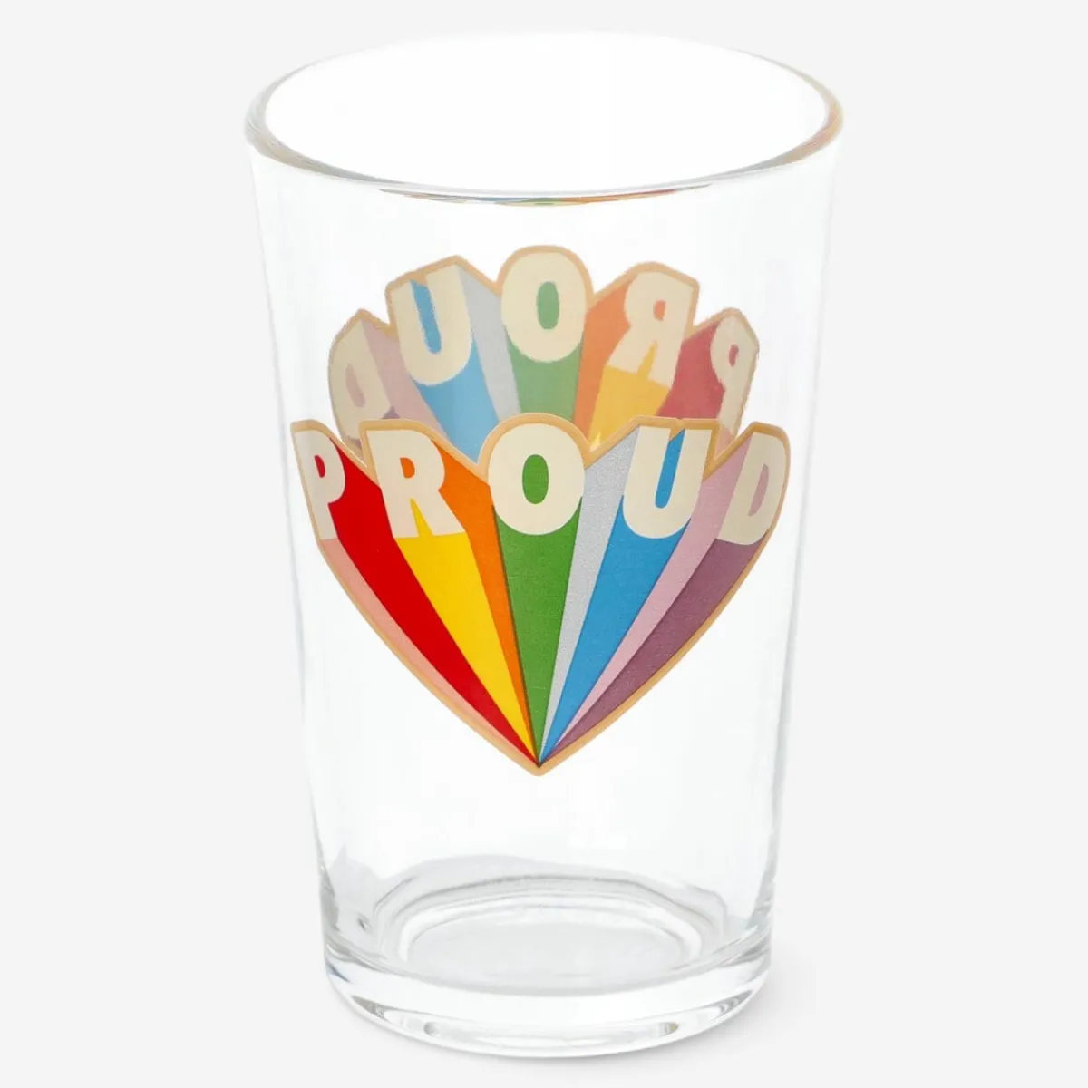 Flying Tiger Dricksglas. 220 ml^ Happy Pride!|Bordsserviser