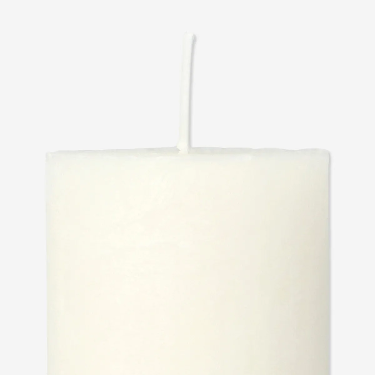 Flying Tiger Elfenbensvitt rustikt pelarljus - 8 cm^ Ljus