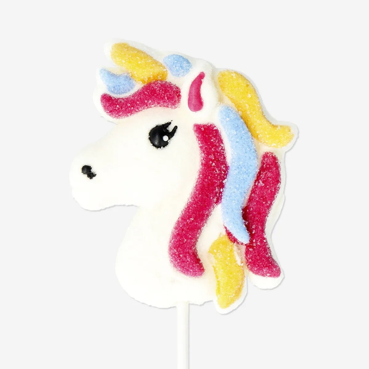 Flying Tiger Enhörningsmarshmallow på pinne - Vaniljsmak^ Godis