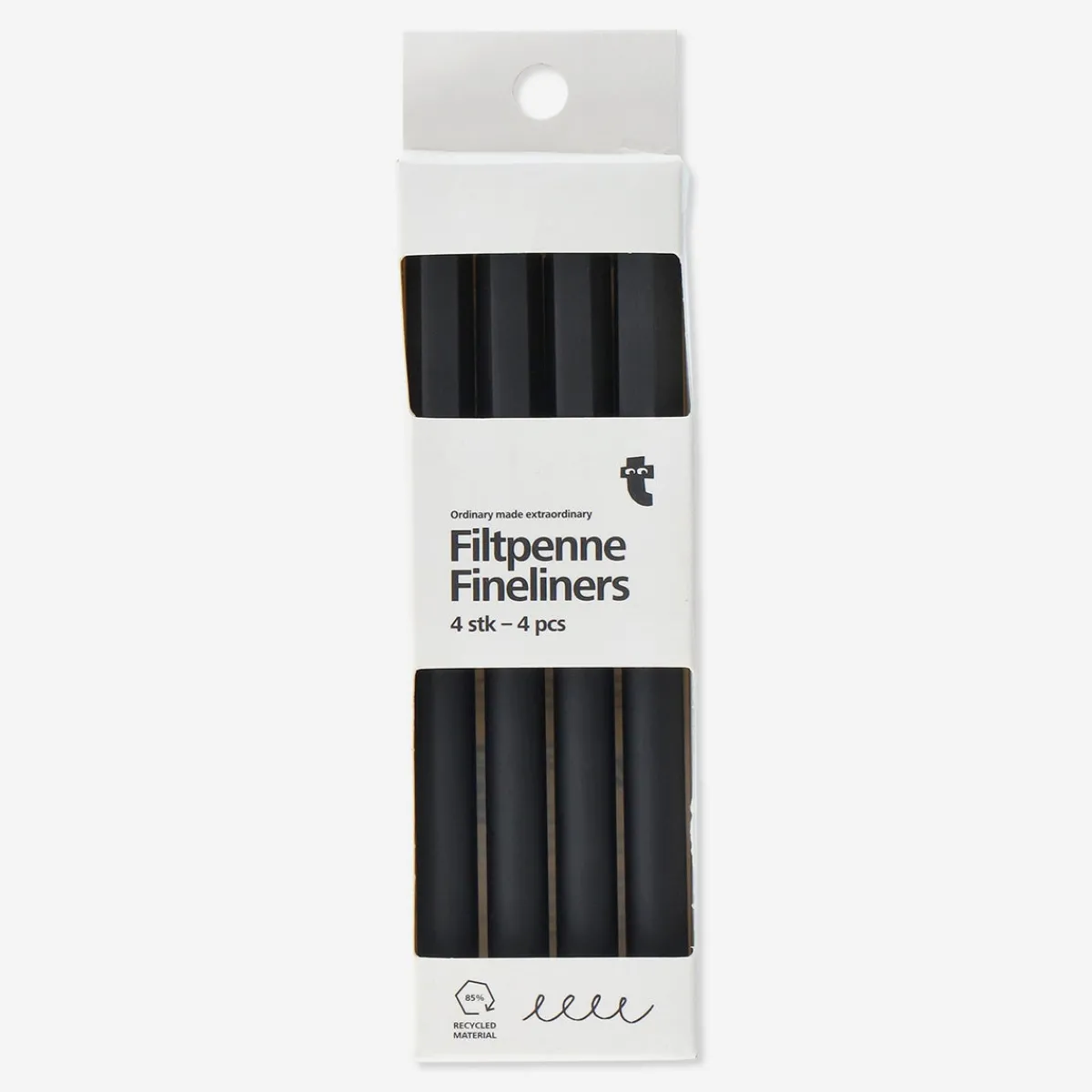 Flying Tiger Fineliners. 4 st^ Blyertspennor & Kulspetspennor|Andra Måla- & Teckna Artiklar