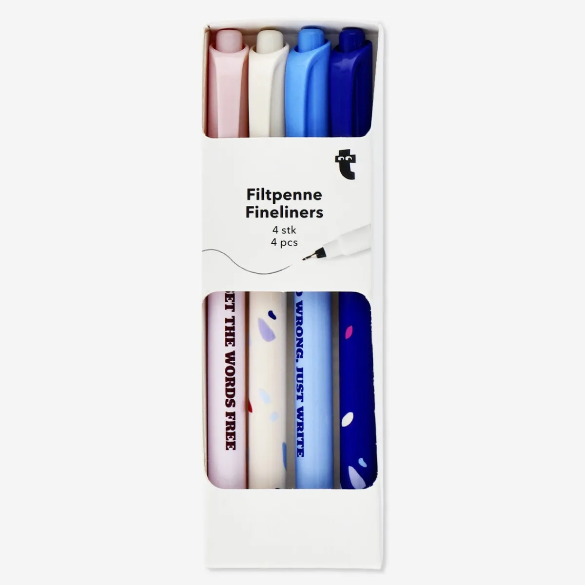 Flying Tiger Fineliners. 4 st^ Blyertspennor & Kulspetspennor