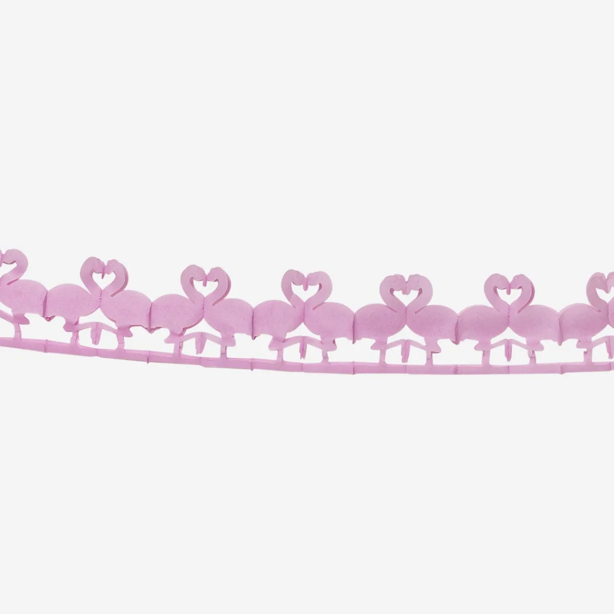 Flying Tiger Flamingo-girlang i papper. 300 cm^ Festdekorationer