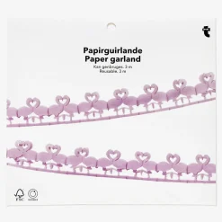 Flying Tiger Flamingo-girlang i papper. 300 cm^ Festdekorationer