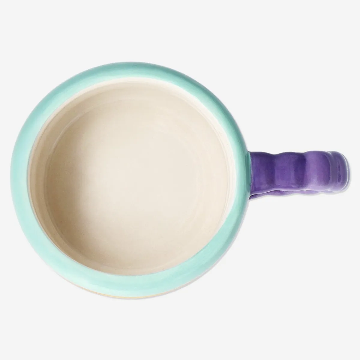 Flying Tiger Färgglad mugg med bubbelhandtag - 400 ml^ Muggar & Keramik|Gåvor Till Inflyttningsfesten