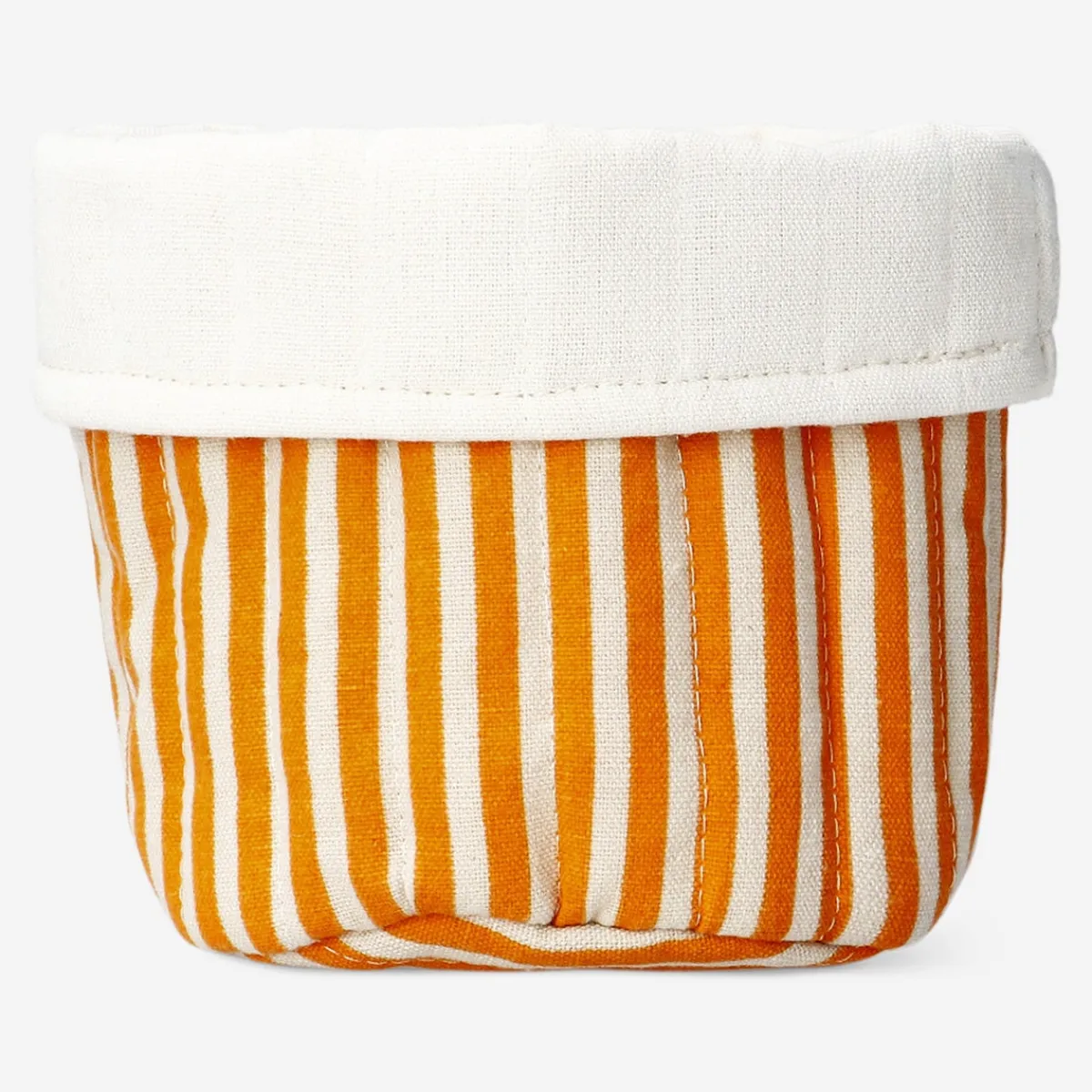 Flying Tiger Förvaringskorg med orangea ränder - 17 cm^ Badrumsorganisering|Hemorganisering