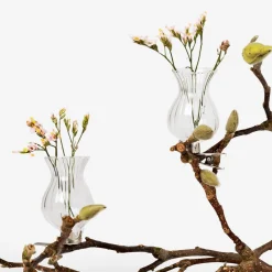 Flying Tiger Glasdekorationer med clips för blommor - 2 st^ Midsommar|Festdekorationer