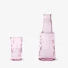 Flying Tiger Glasflaska med dricksglas - 770 ml^Kvinnor Dekorationer För Utomhusbruk|Bordsserviser
