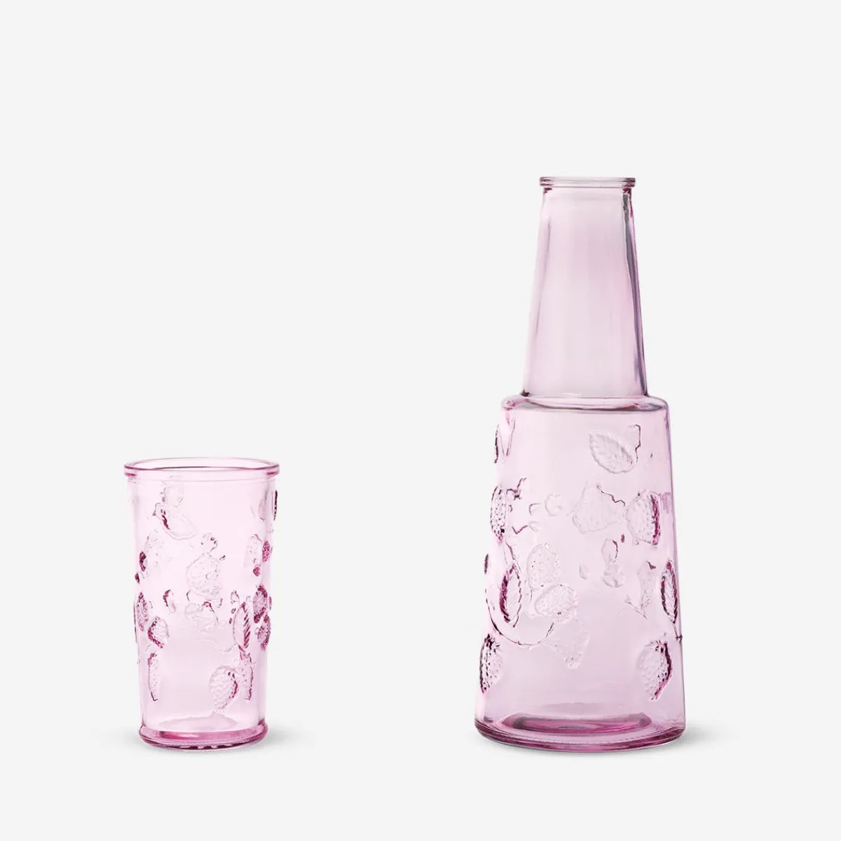 Flying Tiger Glasflaska med dricksglas - 770 ml^Kvinnor Dekorationer För Utomhusbruk|Bordsserviser