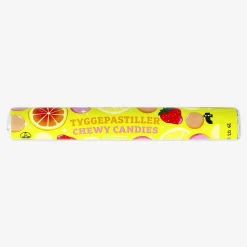 Flying Tiger Godis Tuggig rulle. Smak av frukt^ Godis