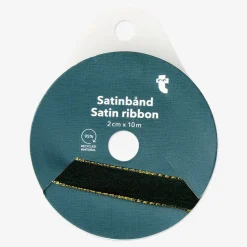 Flying Tiger Grönt satinband - 10 m^ Förbrukningsmaterial För Presentförpackning