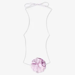Flying Tiger Halsband med lila blommor^ Smycken & Håraccessoarer|Julklappar Till Tonåringar