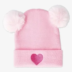 Flying Tiger Hatt med pom-poms - En storlek^ Andra Modetillbehör
