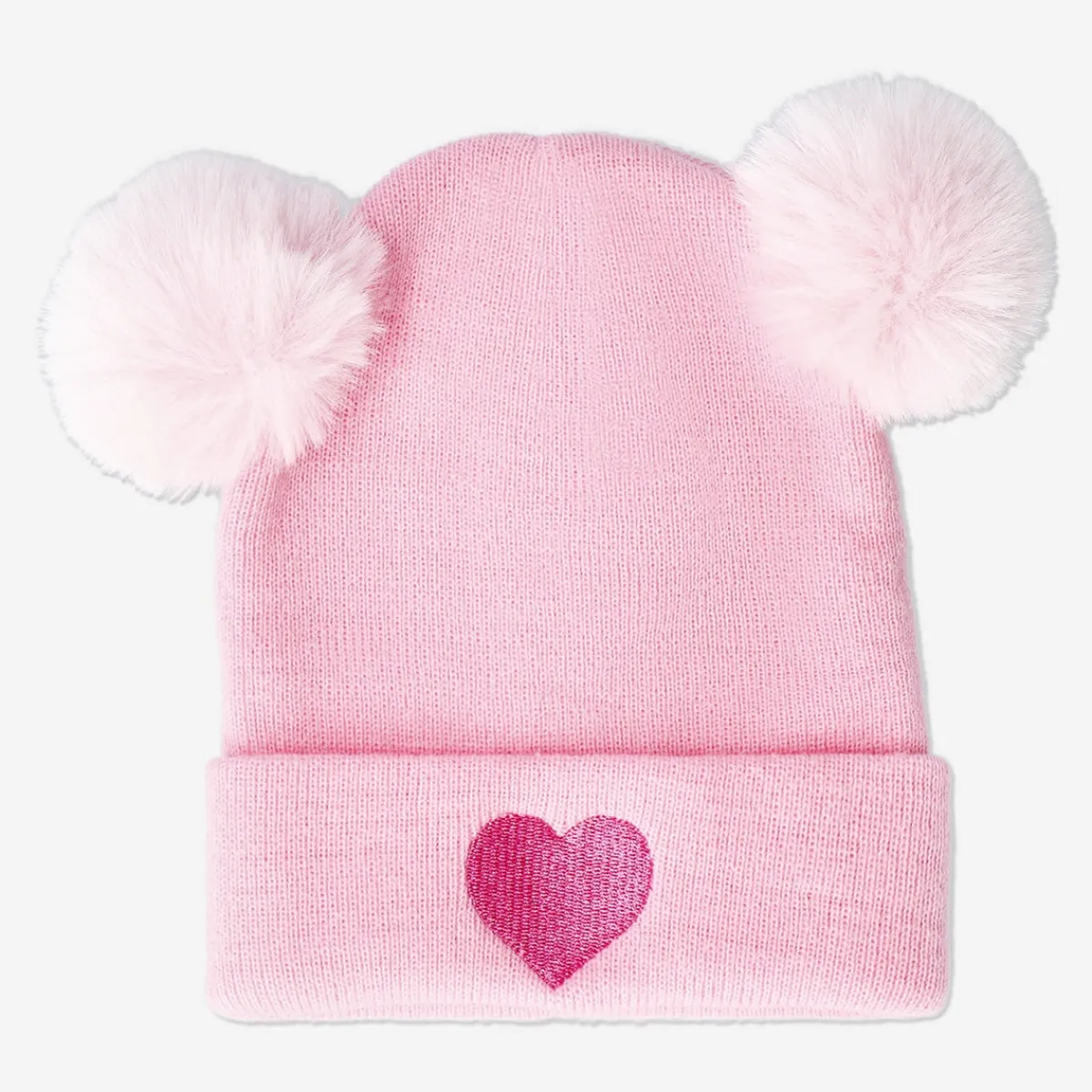 Flying Tiger Hatt med pom-poms - En storlek^ Andra Modetillbehör