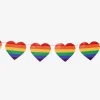 Flying Tiger Hjärtgirlang. 300 cm^ Happy Pride!|Festdekorationer