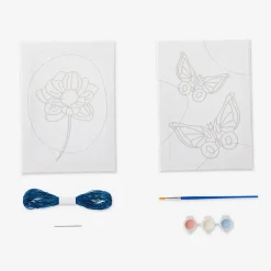 Flying Tiger Kit för att måla och brodera på canvas - 2 st^ Skissböcker & Målardukar|Gåvor Av Diy-typ