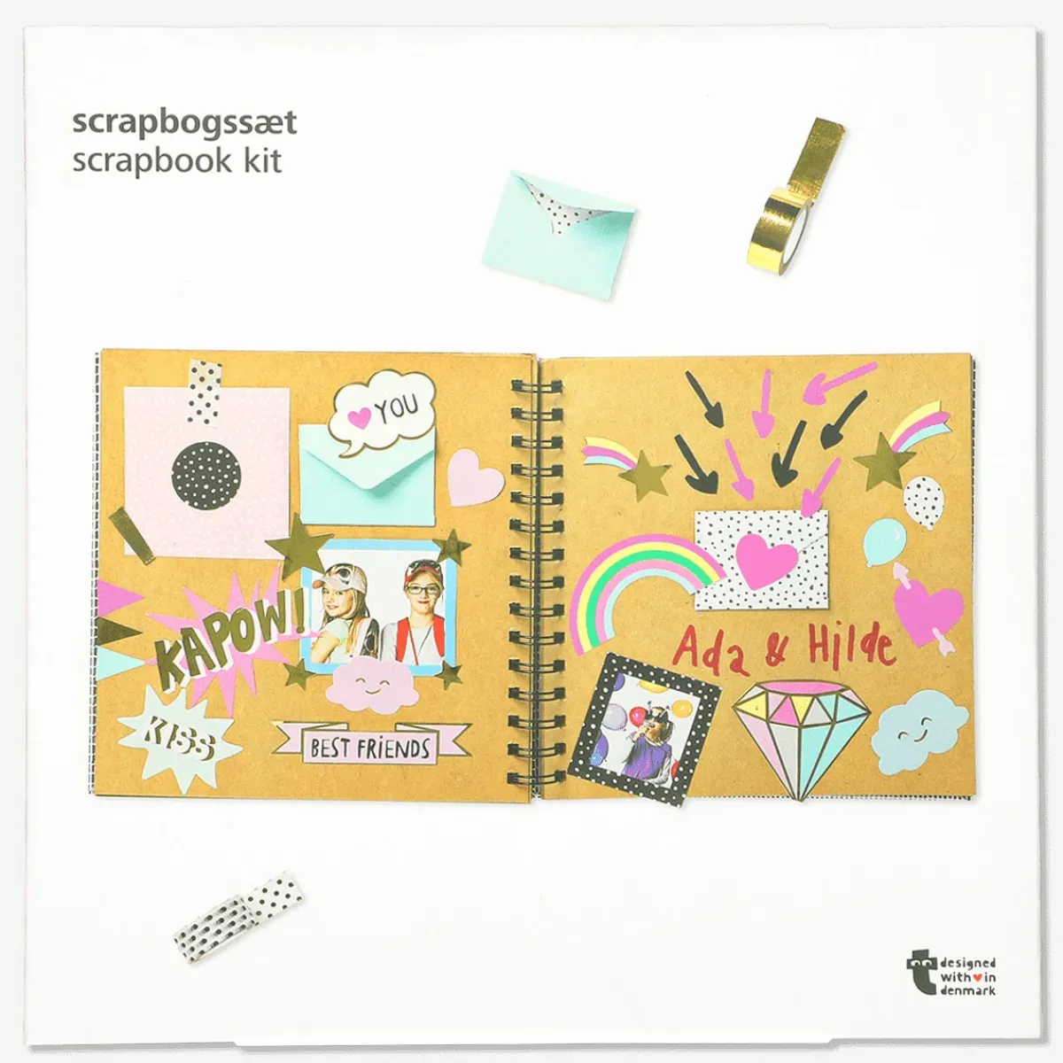 Flying Tiger Kit för scrapbooking^ Aktivitets- & Målarböcker|Gåvor Av Diy-typ