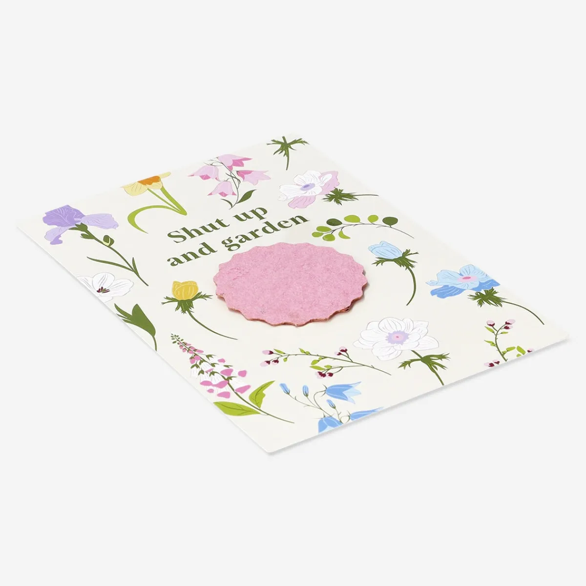 Flying Tiger Kort med blandade blommor^ Förbrukningsmaterial För Presentförpackning|Dekorationer För Utomhusbruk