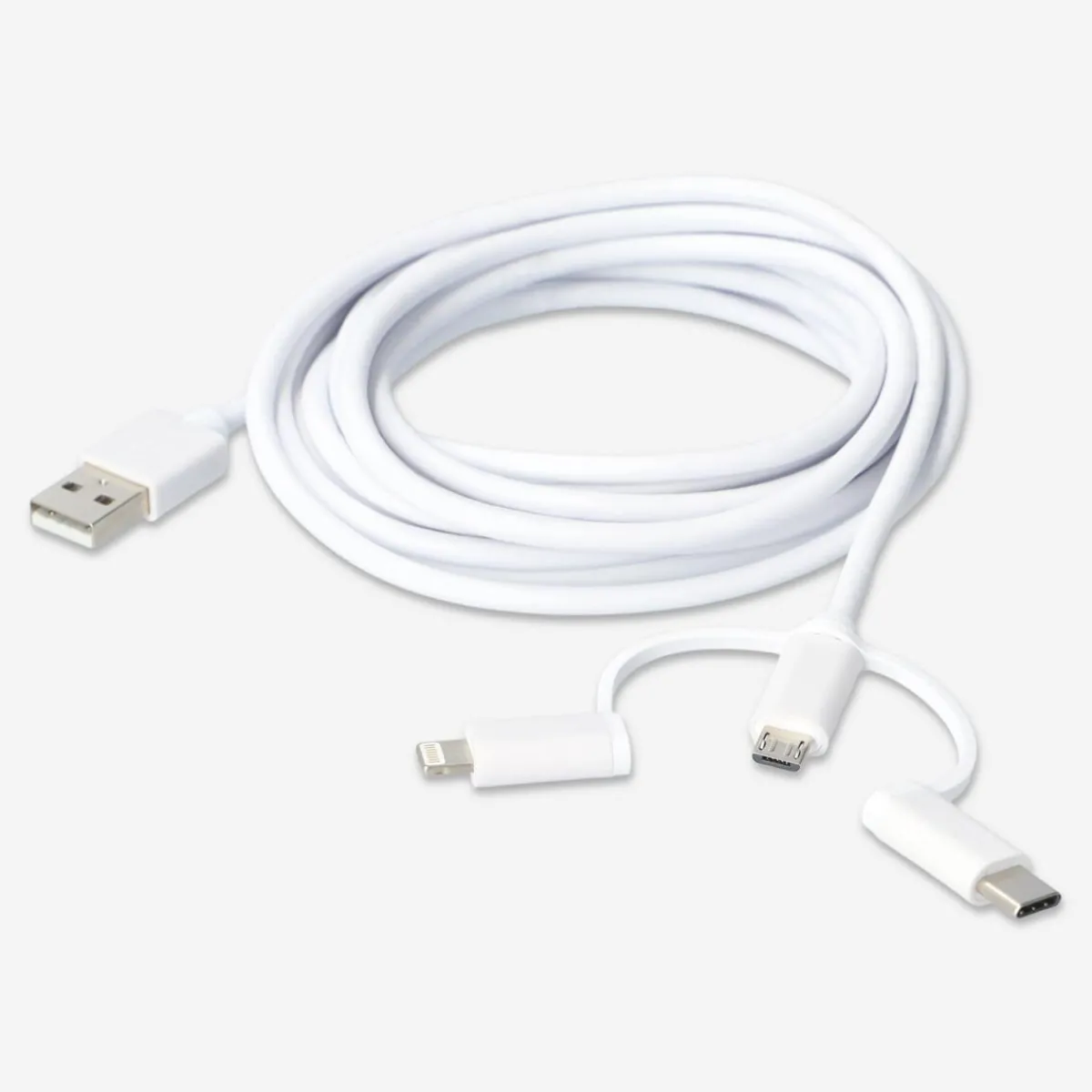 Flying Tiger Laddningskabel. För USB-C, Micro USB och lightning^ Kablar