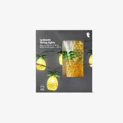 Flying Tiger Ljuskedjor med ananas^ Belysning|Dekorationer För Utomhusbruk