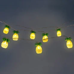 Flying Tiger Ljuskedjor med ananas^ Belysning|Dekorationer För Utomhusbruk