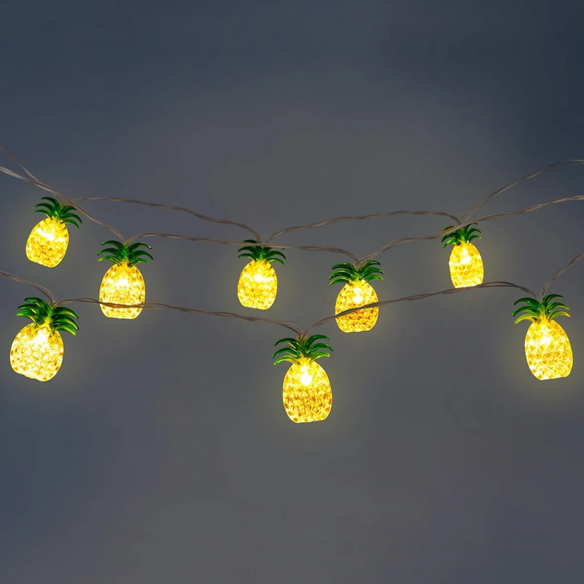 Flying Tiger Ljuskedjor med ananas^ Belysning|Dekorationer För Utomhusbruk