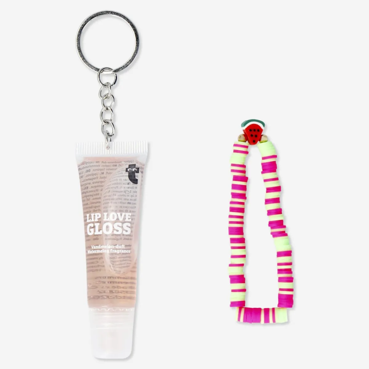 Flying Tiger Läppglans med vattenmelondoft och livfullt armband^Kvinnor Skönhet|Skönhet