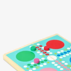 Flying Tiger Ludo-spel i trä^Barn Familjespel|Traditionella Brädspel