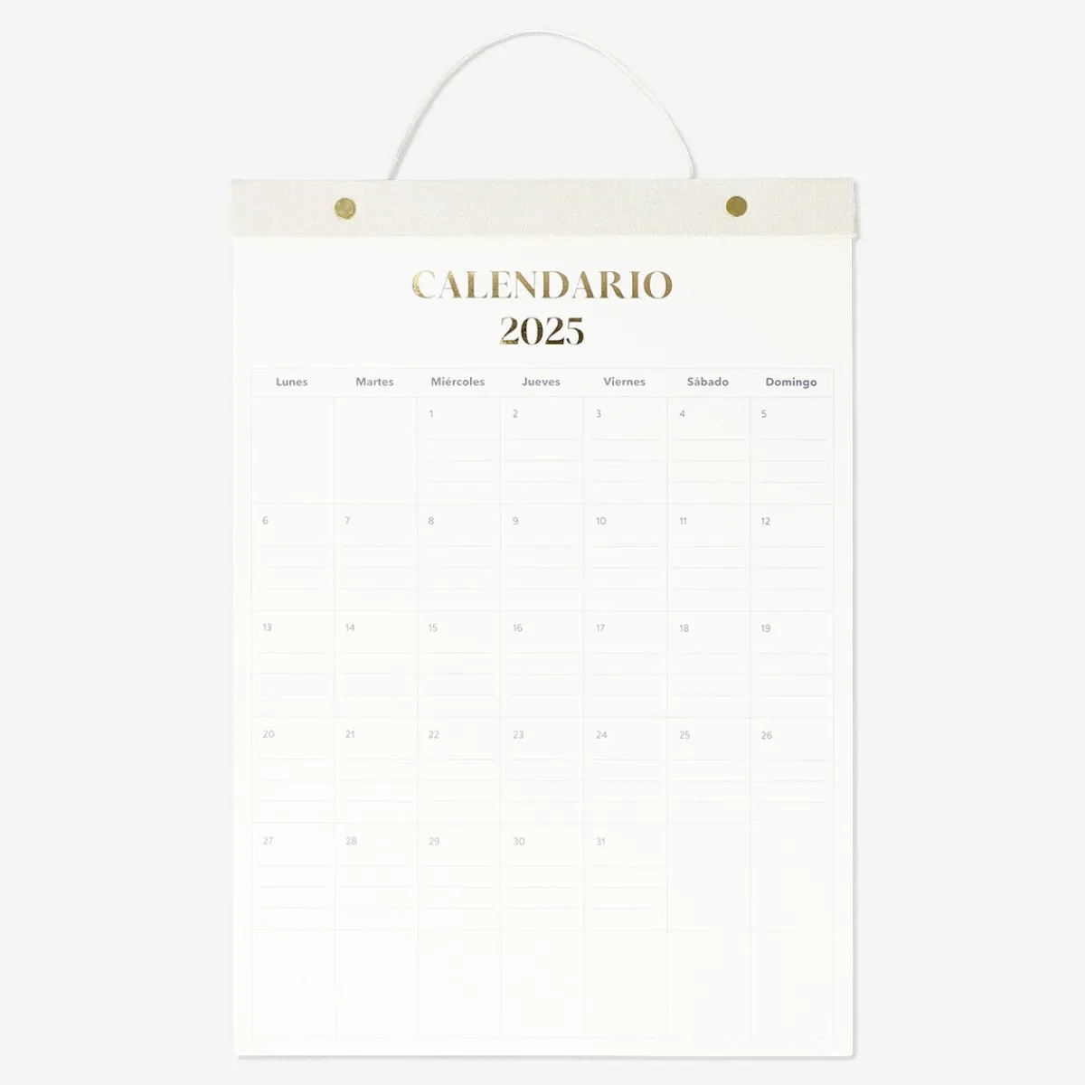 Flying Tiger Månatlig väggkalender - spanska^ Kalendrar
