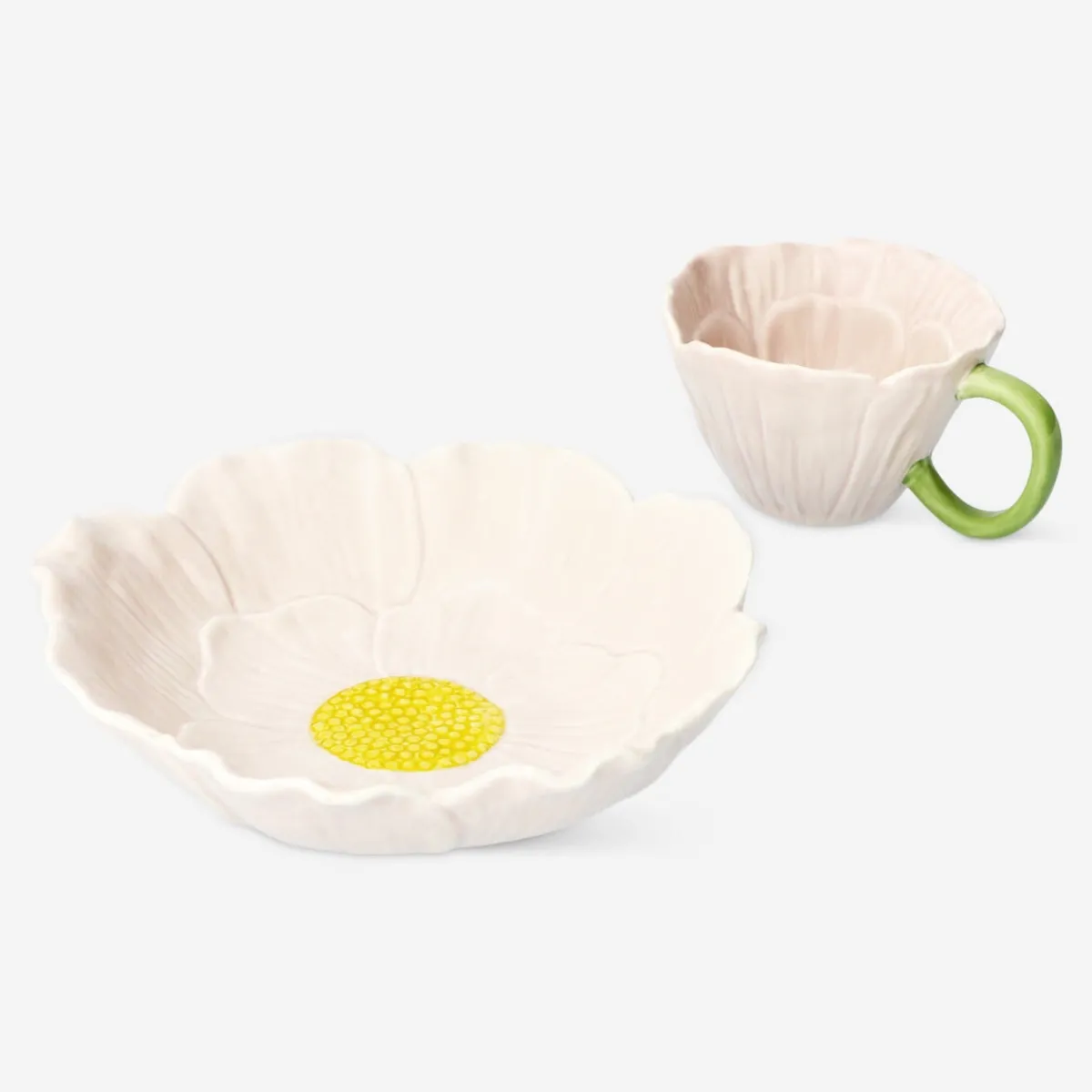 Flying Tiger Mugg med blommor. 140 ml^Kvinnor Bordsserviser|Muggar & Keramik