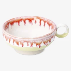 Flying Tiger Mugg med droppande glasyr - 200 ml^Kvinnor Midsommar|Muggar & Keramik