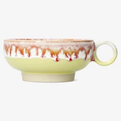 Flying Tiger Mugg med droppande glasyr - 200 ml^Kvinnor Midsommar|Muggar & Keramik
