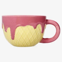 Flying Tiger Mugg med glasstrut - 350 ml^ Muggar & Keramik|Gåvor Till Inflyttningsfesten