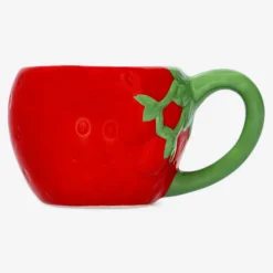 Flying Tiger Mugg med jordgubbar^Kvinnor Midsommar|Muggar & Keramik