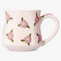 Flying Tiger Mugg med präglade körsbärsblommor - 320 ml^ Midsommar|Muggar & Keramik