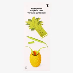 Flying Tiger Pennset med ananas - svart bläck^ Blyertspennor & Kulspetspennor