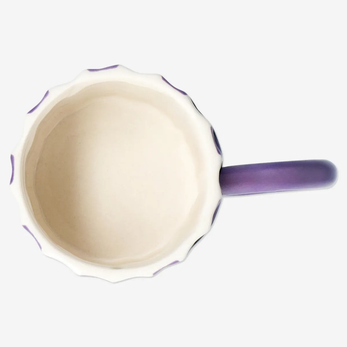 Flying Tiger Randig mugg med mustasch - 350 ml^ Muggar & Keramik|Gåvor Till Inflyttningsfesten