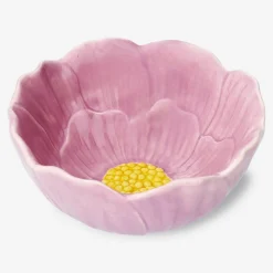 Flying Tiger Rödbrun blomskål - Medium^Kvinnor Midsommar|Muggar & Keramik