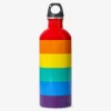 Flying Tiger Regnbågsfärgad dricksflaska. 600 ml^ Happy Pride!|Matlådor & Dricksflaskor