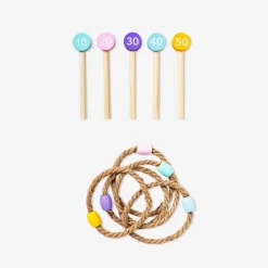 Flying Tiger Ringkastningsspel med fruktdesign - 15 st^Barn Familjespel|Utomhusleksaker
