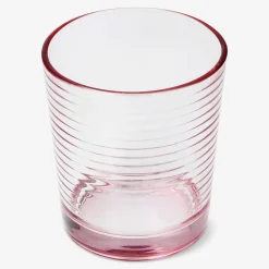 Flying Tiger Rosa dricksglas - 390 ml^ Dekorationer För Utomhusbruk|Bordsserviser