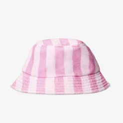 Flying Tiger Rosa Frotté bucket hat för vuxna - En storlek^ Andra Modetillbehör