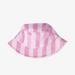 Flying Tiger Rosa Frotté bucket hat för vuxna - En storlek^ Andra Modetillbehör