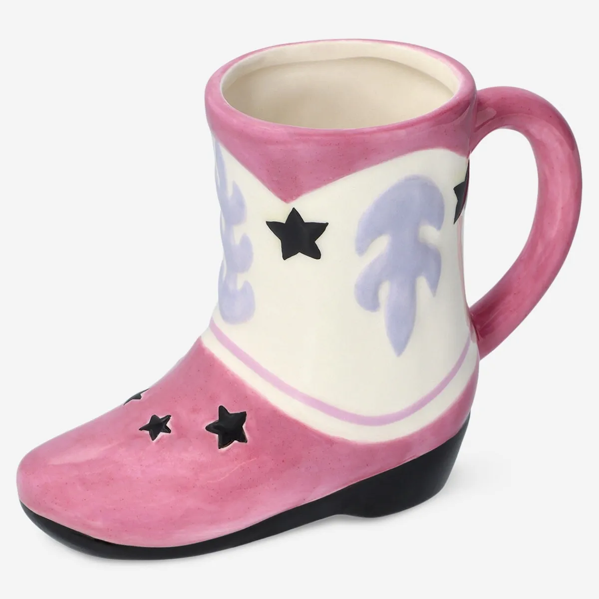 Flying Tiger Rosa mugg formad som en cowboystövel^Kvinnor Bordsserviser|Muggar & Keramik