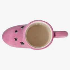 Flying Tiger Rosa mugg formad som en cowboystövel^Kvinnor Bordsserviser|Muggar & Keramik